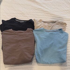 Kenneth Cole Black and Brown T-Shirt Duo